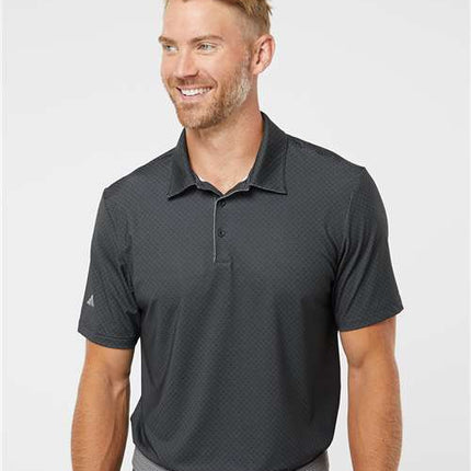 Men's Diamond Dot Print Polo