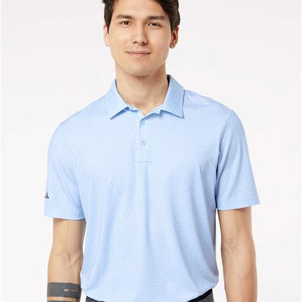 Men's Diamond Dot Print Polo
