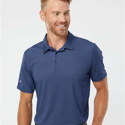 Men's Diamond Dot Print Polo