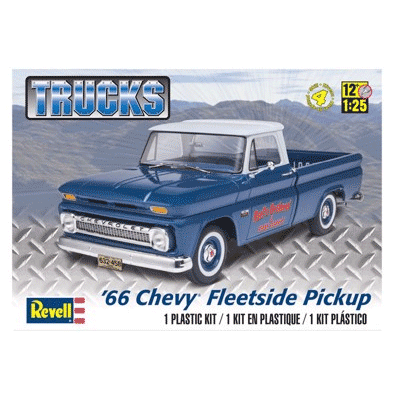 1:25 1966 CHEVY FLEETSIDE PICKUP 85-7225 - Revell RQC Supply Canada an arts and craft store located in Woodstock, Ontario
