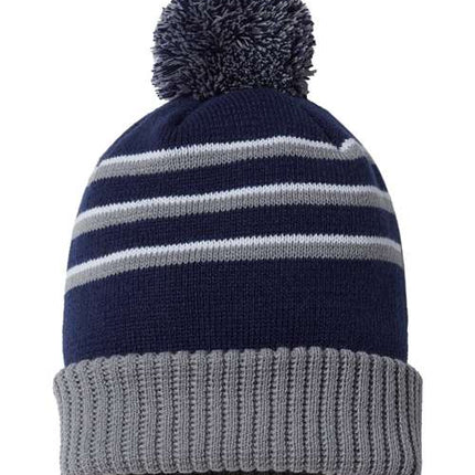 Pom Cuffed Beanie
