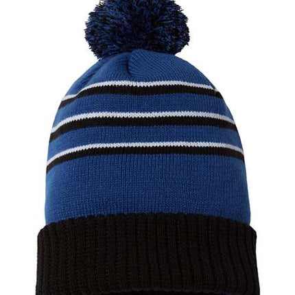 Pom Cuffed Beanie