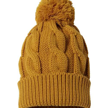 Chunk Twist Cuffed Beanie