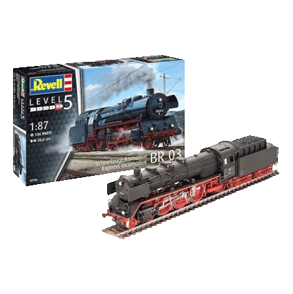 1:87 Standard express locomotive 03 class w tender (6/ctn) 02166 - Revell RQC Supply Canada an arts and craft store located in Woodstock, Ontario