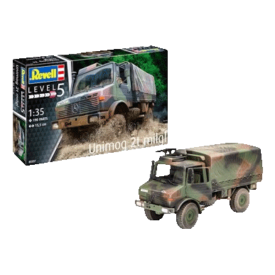1:35 Unimog 2T milgl (6/ctn) 03337 - Revell RQC Supply Canada an arts and craft store located in Woodstock, Ontario