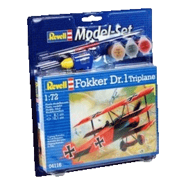 1:72 Set - Fokker DR. 1 Tri (12/ctn) 04116 - Revell RQC Supply Canada an arts and craft store located in Woodstock, Ontario