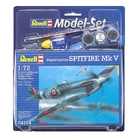 1:72 Set - Spitfire Mk V (12/ctn) 64164 - Revell RQC Supply Canada an arts and craft store located in Woodstock, Ontario