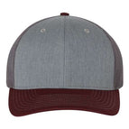 Heather Grey/ Charcoal/ Maroon / OSFM