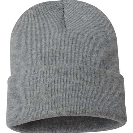 12" Solid Cuffed Beanie