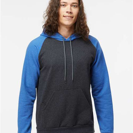 Fleece Raglan Hooded Sweatshirt