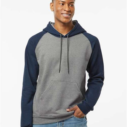 Fleece Raglan Hooded Sweatshirt
