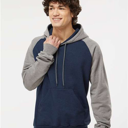 Fleece Raglan Hooded Sweatshirt