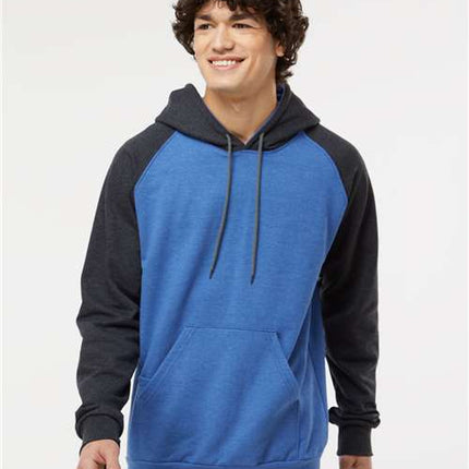 Fleece Raglan Hooded Sweatshirt