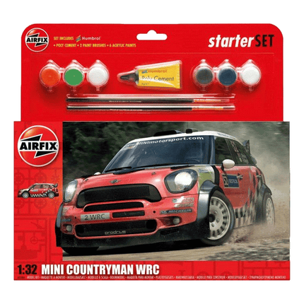 Mini Countryman WRC Model Car Kit sold by RQC Supply Canada an arts and craft store located in Woodstock, Ontario