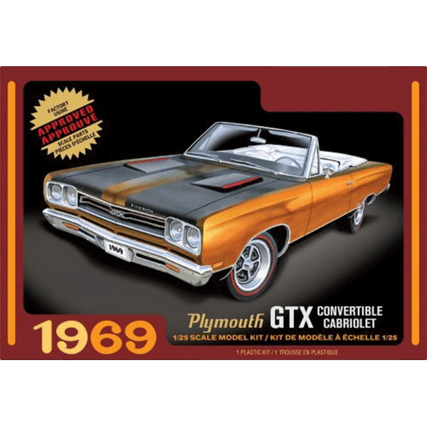 AMT 1969 Plymouth GTX Convertible sold by RQC Supply Canada an arts and craft store located in Woodstock, Ontario