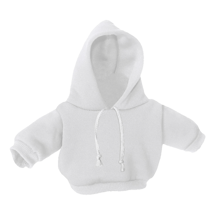 Bear Wear Clothing in 100% polyester perfect for Sublimation or DTF or heat transfer vinyl decoration sold by RQC Supply Canada an arts and craft store located in Woodstock, Ontario showing white hooded sweatshirt