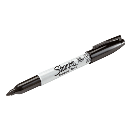 Black Sharpie Permanent Marker sold by RQC Supply Canada an arts and craft store located in Woodstock, Ontario