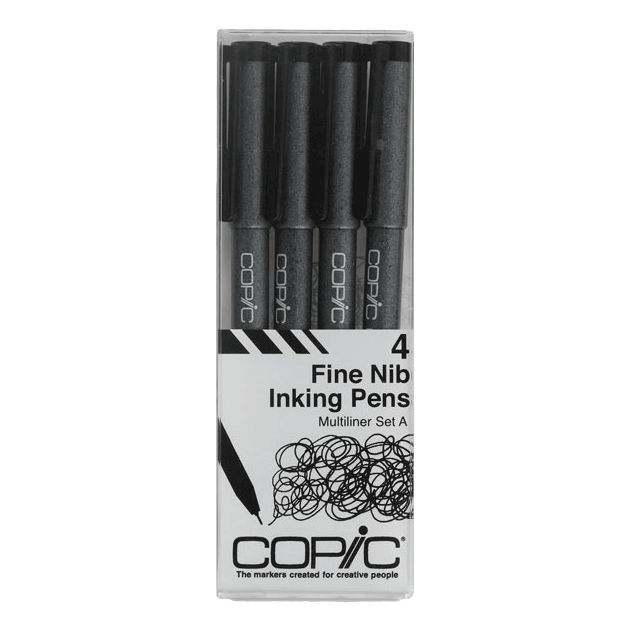 Copic Fine Nib multilines sold by RQC Supply Canada an arts and craft store located in Woodstock, Ontario