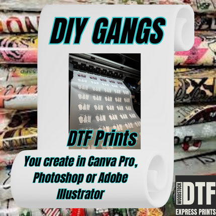 Custom Gang Sheet DTF  - I Built it