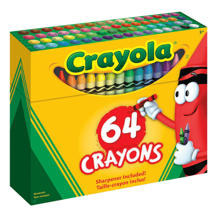 Crayola 64 pk crayons sold by RQC Supply Canada located in Woodstock, Ontario