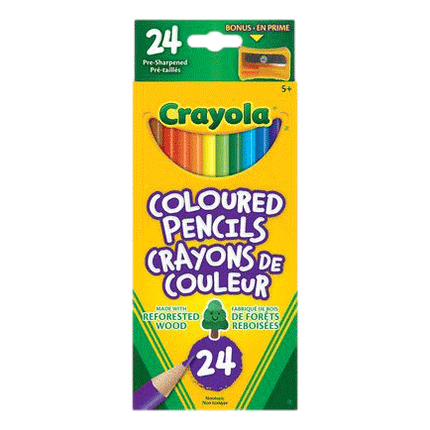 Crayola Pencil Crayons sold by RQC Supply Canada an arts and craft store located in Woodstock, Ontario