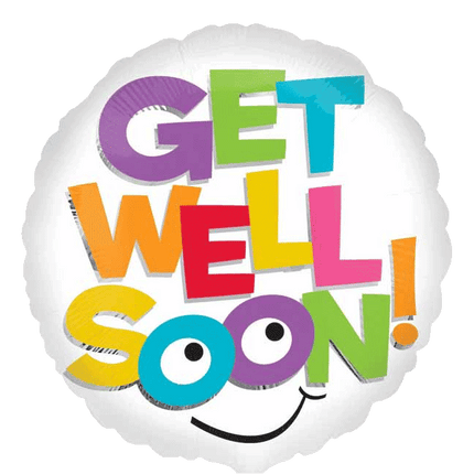 Get Well Soon Mylar Helium Filled Balloons sold by RQC Supply Canada an arts and craft store located in Woodstock, Ontario
