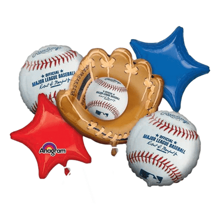 Baseball Balloon Bouquet sold by RQC Supply Canada an arts and craft store located in Woodstock, Ontario also selling party decorations