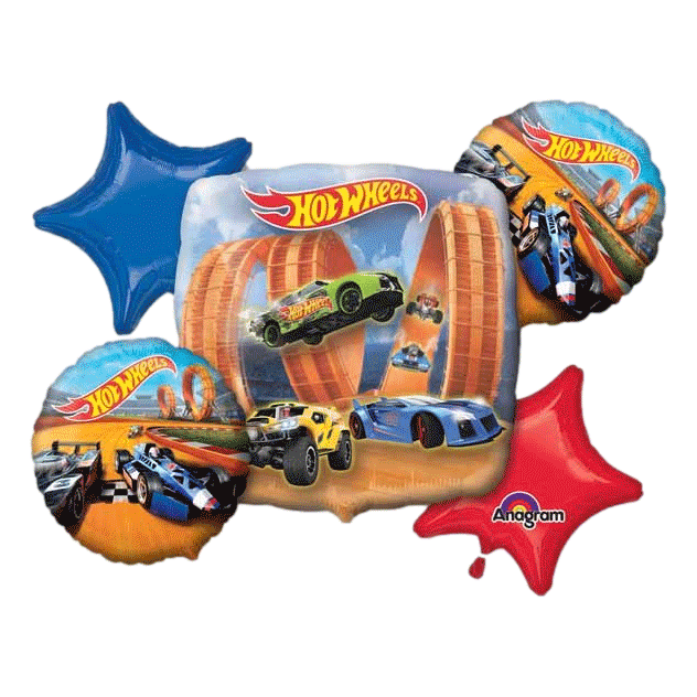 Hot Wheels Balloon Bouquets sold by RQC Supply Canada located in Woodstock, Ontario