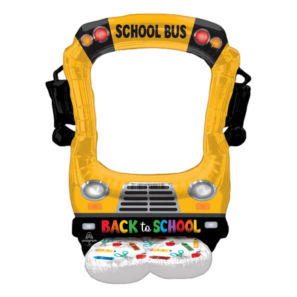 School Bus Selfie Balloons sold by RQC Supply Canada located in Woodstock, Ontario
