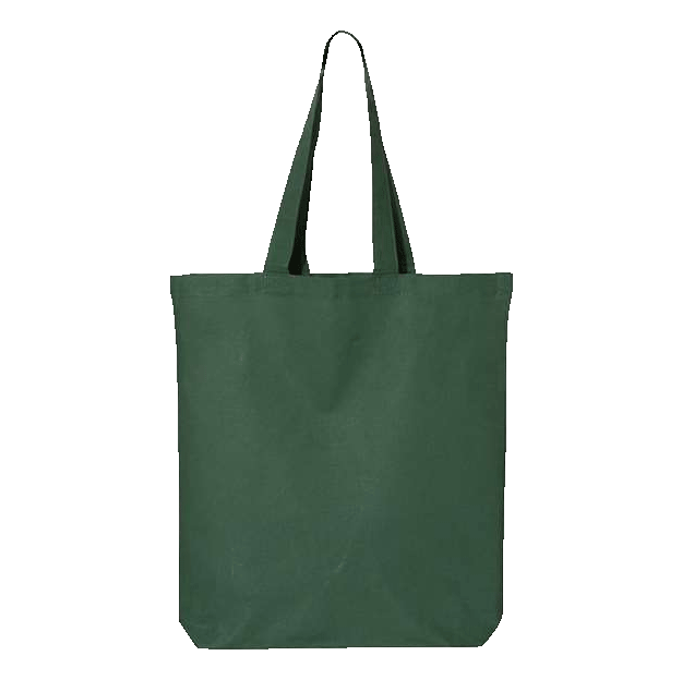 Cotton Canvas Tote sold by RQC Supply Canada an arts and craft store located in Woodstock, Ontario showing Forest Green Colour