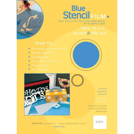 Stencil Film Convenience Pack 9" x 12"- Grafix