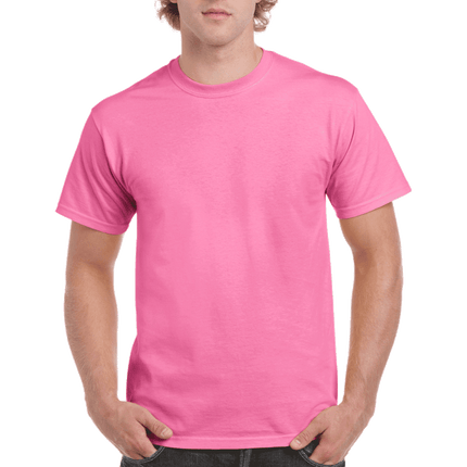 2000 Men's Adult Ultra Cotton Short Sleeve T-Shirt by Gildan. Shown in Azalea, sold by RQC Supply Canada.