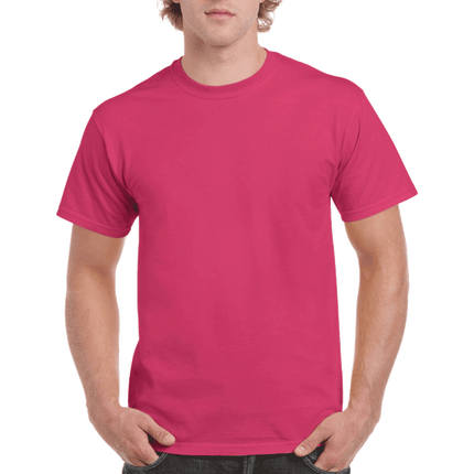 2000 Men's Adult Ultra Cotton Short Sleeve T-Shirt by Gildan. Shown in Heliconia, sold by RQC Supply Canada.