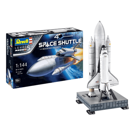 Revell Gift Set Space Shuttle with Booster Rockets 1:144 Scale Model Kit sold by RQC Supply Canada an arts and craft hobby store located in Woodstock, Ontario