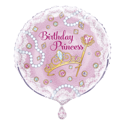 Happy Birthday Princess Mylar Balloons sold by RQC Supply Canada an arts and craft store located in Woodstock, Ontario