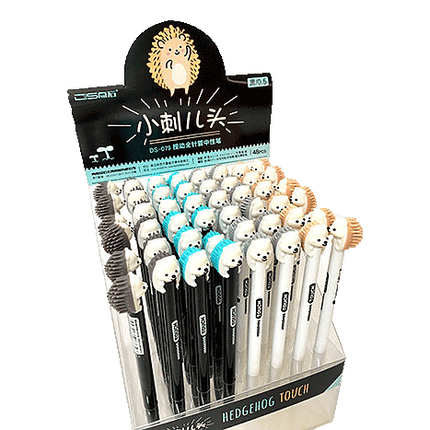 Hedge hog gel pen sold by RQC Supply Canada an arts and craft store located in Woodstock, Ontario