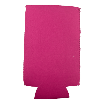 Tall Neoprene Can Coolers 16 oz for. your drinking beverages now sold at RQC Supply Canada an arts and craft and hobby store located in Woodstock, Ontario showing hot pink colour