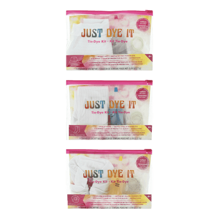 Just Dye It Tie Dye Kit sold by RQC Supply Canada an arts and craft store located in Woodstock, Ontario