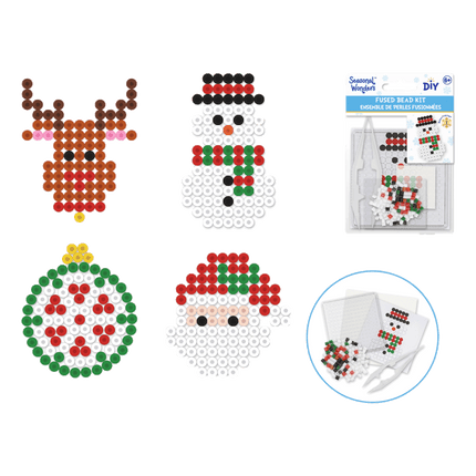Christmas Fused Bead Kit sold by RQC Supply Canada an arts and craft store located in Woodstock, Ontario
