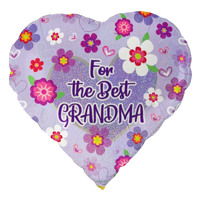 For the Best Grandma Foil Helium Filled Balloons sold by RQC Supply Canada an arts and craft store located in Woodstock, Ontario