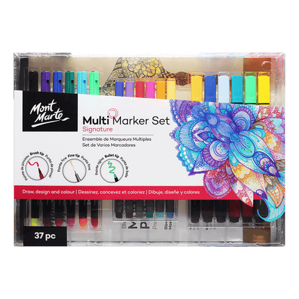 Mont Marte Multi Marker Set sold by RQC Supply Canada an art and craft store located in Woodstock, Ontario