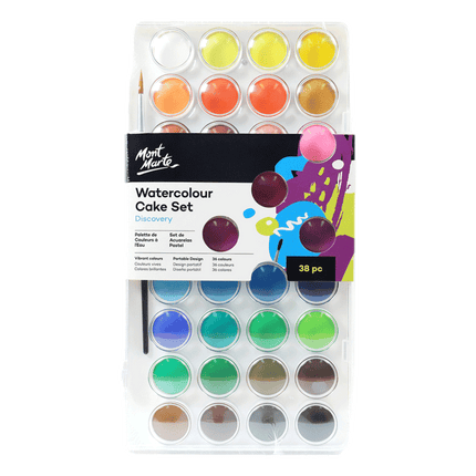Watercolour cake set sold by RQC Supply Canada an art store located in Woodstock, Ontario