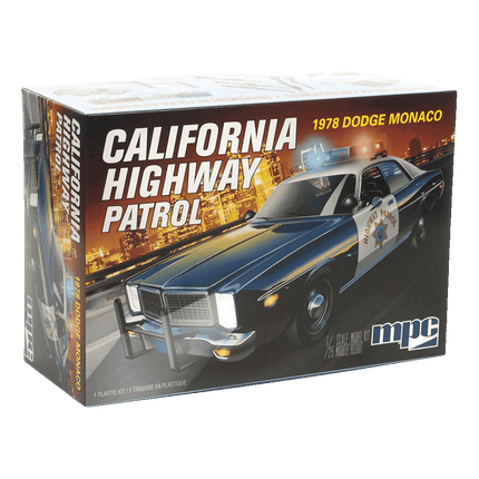 1978 Dodge Monaco California Highway Patrol MPC Model Car 922 sold by RQC Supply Canada an arts and craft store located in Woodstock, Ontario