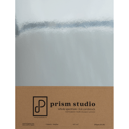 Chrome Prism Studio 8.5" x 11" Foil Cardstock sold by RQC Supply Canada an arts and craft store located in Woodstock, Ontario