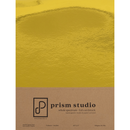 Pharaoh Prism Studio 8.5" x 11" Foil Cardstock sold by RQC Supply Canada an arts and craft store located in Woodstock, Ontario