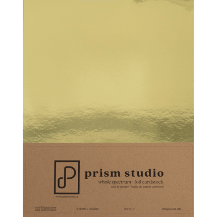Wedding Band Prism Studio 8.5" x 11" Foil Cardstock sold by RQC Supply Canada an arts and craft store located in Woodstock, Ontario
