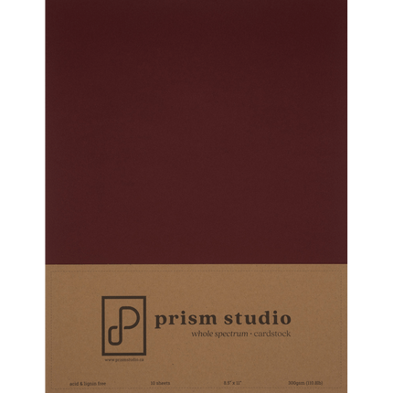 Cordyline Prism Studio Whole Spectrum Cardstock 10pc sold by RQC Supply Canada an arts and craft store located in Woodstock, Ontario