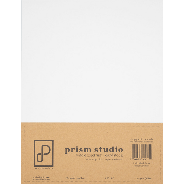 Prism Studio Whole Spectrum Heavyweight Smooth Cardstock sold by RQC Supply Canada an arts and craft store located in Woodstock, Ontario