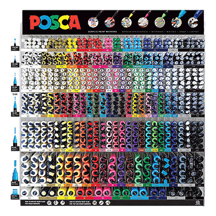 Posca Marker Assortment sold by RQC Supply Canada an art and craft store located in Woodstock, Ontario