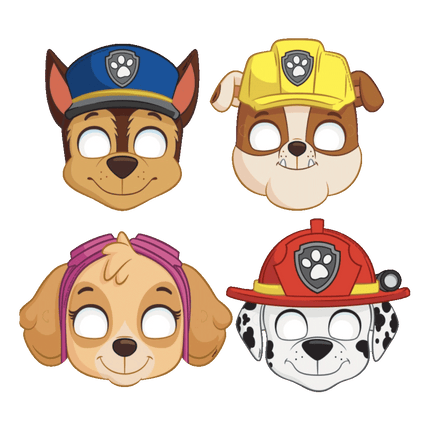 Paw Patrol Party Masks sold by RQC Supply Canada an arts and craft store located in Woodstock, Ontario